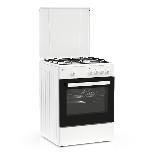 COOKER GAS  TGS 161 WH (ΦΟΥΡΝ & ΕΣΤΙΕΣ ΥΓΡΑΕΡΙΟΥ) ΛΕΥΚΗ 55Lt ΜΕ GRILL